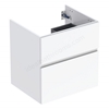Geberit Aniara 2-Drawer Basin Cabinet 600mmW; Gloss White Silk