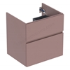 Geberit Aniara 2-Drawer Basin Cabinet 600mmW; Rusty Red Matt Silk