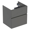 Geberit Aniara 2-Drawer Basin Cabinet 600mmW; Lava Matt Silk