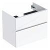 Geberit Aniara 2-Drawer Basin Cabinet 750mmW; Gloss White Silk