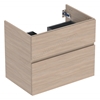 Geberit Aniara 2-Drawer Basin Cabinet 750mmW; Oak Melamine