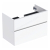 Geberit Aniara 2-Drawer Basin Cabinet 900mmW; Gloss White Silk