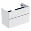 Geberit Aniara 2-Drawer Basin Cabinet 900mmW; Matt White Silk
