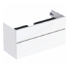 Geberit Aniara 2-Drawer Basin Cabinet 1200mmW; Gloss White Silk