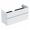 Geberit Aniara 2-Drawer Basin Cabinet 1200mmW; Matt White Silk