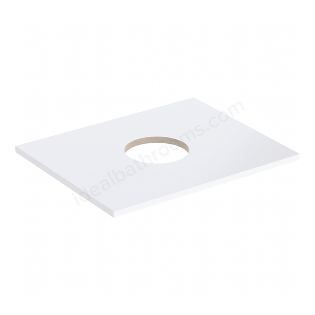 Geberit Aniara 514mmW Washtop, Gloss White Silk