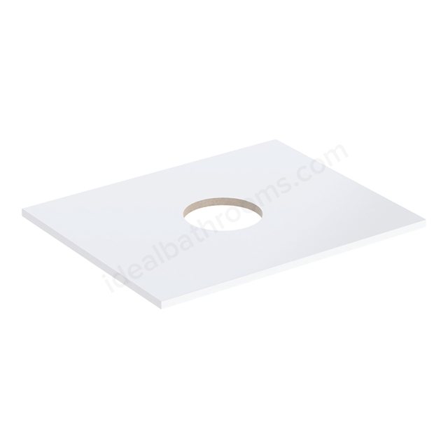 Geberit Aniara 596mmW Washtop, Gloss White Silk