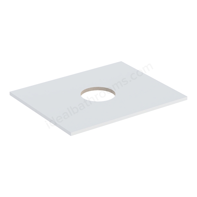 Geberit Aniara 596mmW Washtop, Matt White Silk