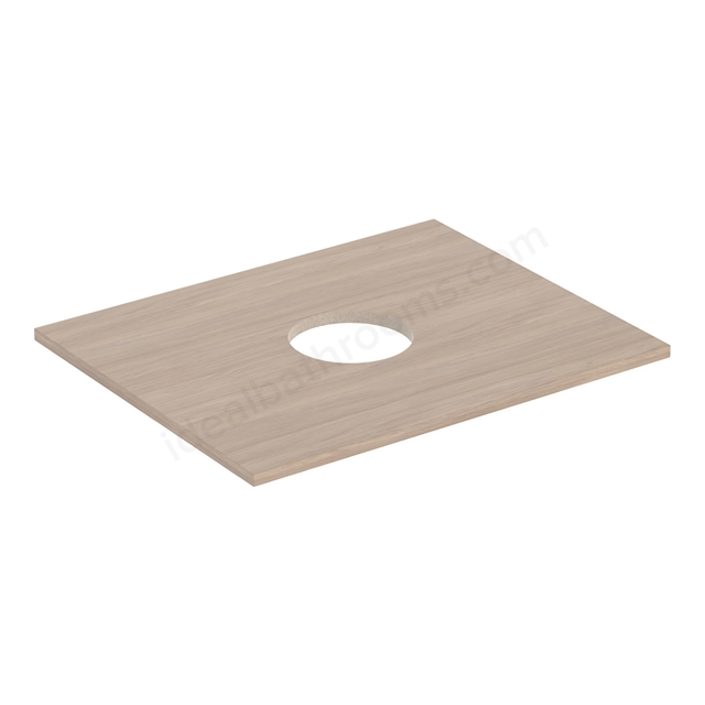 Geberit Aniara 596mmW Washtop, Oak Melamine