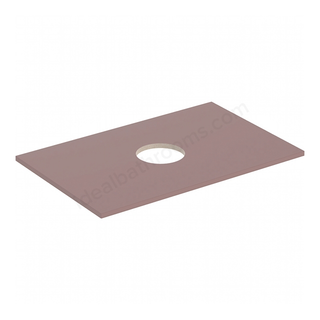 Geberit Aniara 744mmW Washtop, Rusty Red Matt Silk