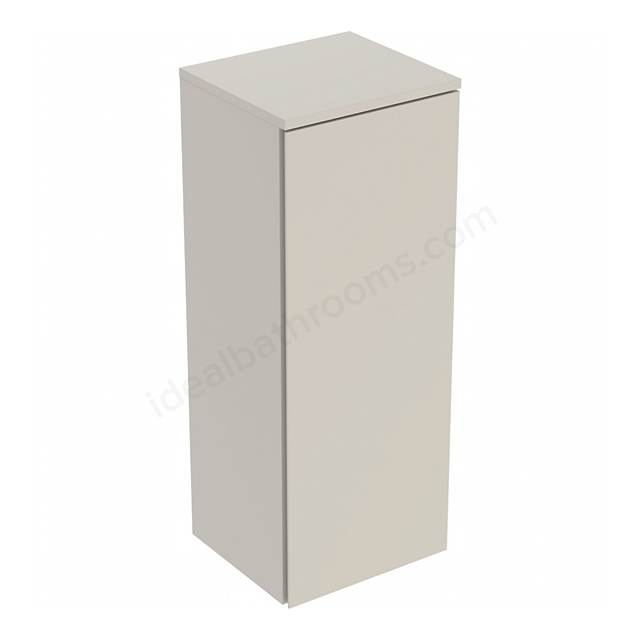 Geberit Selnova Square 1-Door Medium Cabinet; 330mmW x 850mmH; Sand Silk Matt