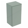 Geberit Selnova Square 1-Door Side Cabinet; 330mmW x 650mmH; Sage Green Silk Matt