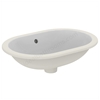 Armitage Shanks Marlow 21 Oval 550mm Under-Countertop No Taphole Basin With Overflow