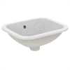 Armitage Shanks Contour 21 Rectangular 420mm Under-Countertop No Taphole Basin With Overflow