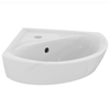 Armitage Shanks Sandringham 21 480mm Corner Basin With 1 Taphole And Overflow