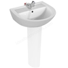 Armitage Shanks Sandringham 21 500mm Pedestal Basin With 1 Taphole And Overflow, No Chainstay Hole