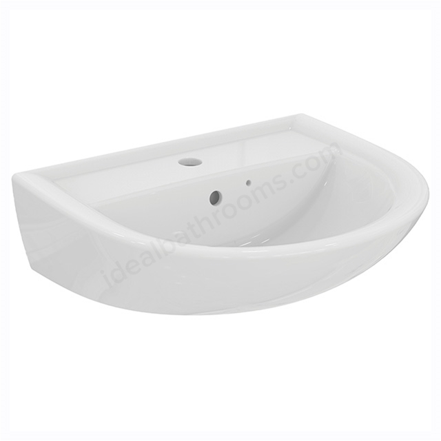 Armitage Shanks Sandringham 21 550mm Pedestal Basin With 1 Taphole, Overflow And Chainstay Hole