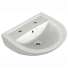 Armitage Shanks Sandringham 21 550mm Pedestal Basin With 2 Tapholes, Overflow And Chainstay Hole