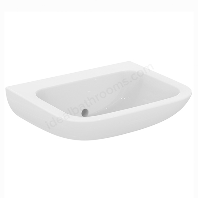 Armitage Shanks Contour 21 600mm No Taphole Back Outlet Basin, No Overflow Or Chainstay Hole