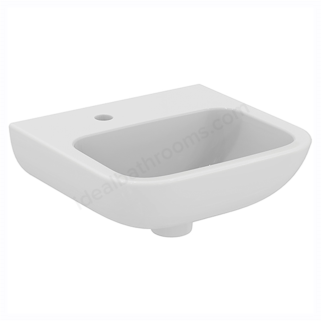 Armitage Shanks Portman 21 400mm Handrinse Basin With 1 Left-Hand Taphole, No Overflow Or Chainstay Hole