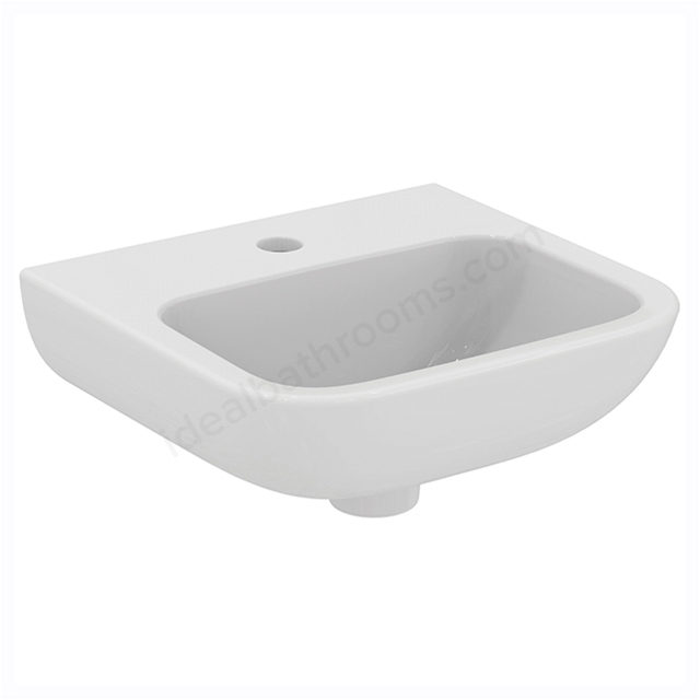 Armitage Shanks Portman 21 400mm Basin With 1 Taphole, No Overflow Or Chainstay Hole