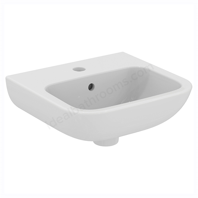 Armitage Shanks Portman 21 400mm Handrinse Basin With 1 Taphole And Overflow, No Chainstay Hole