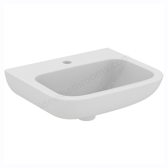 Armitage Shanks Portman 21 500mm Basin With 1 Taphole, No Overflow Or Chainstay Hole