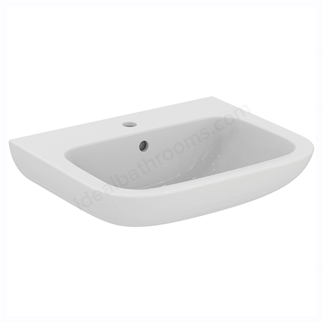 Armitage Shanks Portman 21 600mm Basin With 1 Taphole And Overflow, No Chainstay Hole