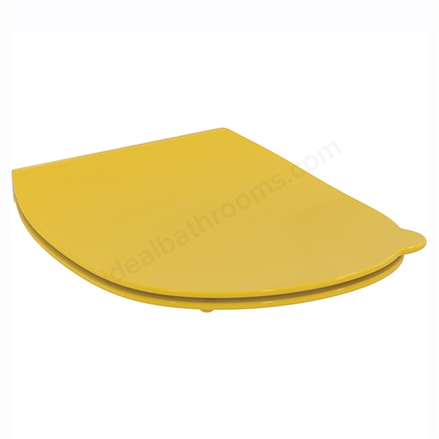 Armitage Shanks Contour 21 Toilet Seat & Cover For 355mm High Toilet Bowls, Yellow