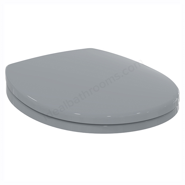 Armitage Shanks Contour 21 Toilet Seat & Cover With Top Fixing Hinges, Grey