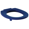 Armitage Shanks Contour 21 Toilet Seat Only With Top Fixing Hinges And Retaining Buffers, Blue