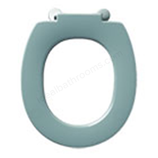 Armitage Shanks Contour 21 Toilet Seat Only With Top Fixing Hinges And Retaining Buffers, Grey