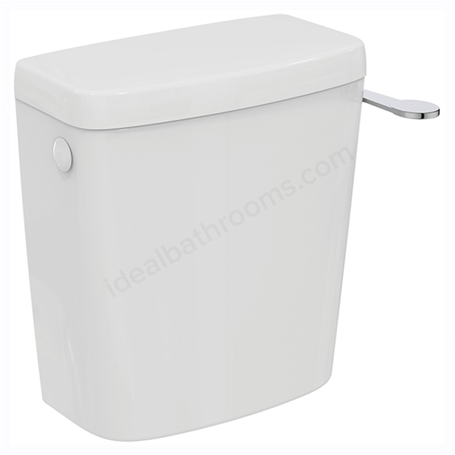 Armitage Shanks Sandringham 21 Close Coupled 6 Or 4 Litre Cistern, Single Flush Syphon With Reversible Spatula Lever, Bottom Supply And Internal Overflow