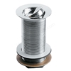 Ideal Standard SILVER 1.25 Inch Waste; Swivel Plug; Unslotted Tail; Chrome