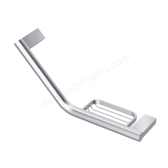Ideal Standard CONCEPT Grab Rail with Soap Basket; Chrome