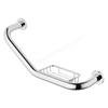 Ideal Standard IOM Grab Rail And Soap Basket; Chrome
