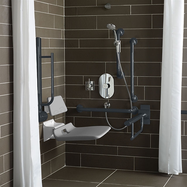 Armitage Shanks Contour 21 Shower Room Pack, Charcoal