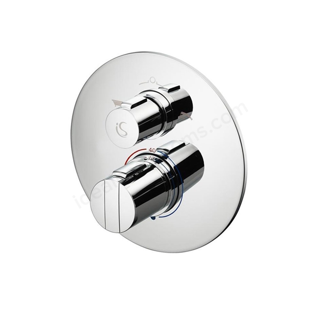 Ideal Standard Concept Easybox Slim Built In Wall Bath Shower Mixer Tap - Chrome