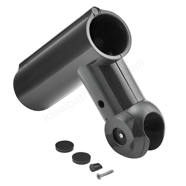 Armitage Shanks Contour 21 Sliding Shower Handset Holder, Charcoal