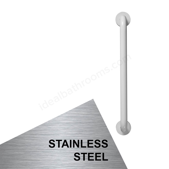 Armitage Shanks Contour 21 30cm Staright Grab Rail, Stainless Steel