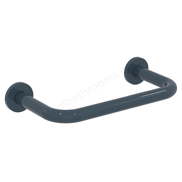Armitage Shanks Contour 21 40cm Back Support Rail for 75cm Projection Toilet, Charcoal