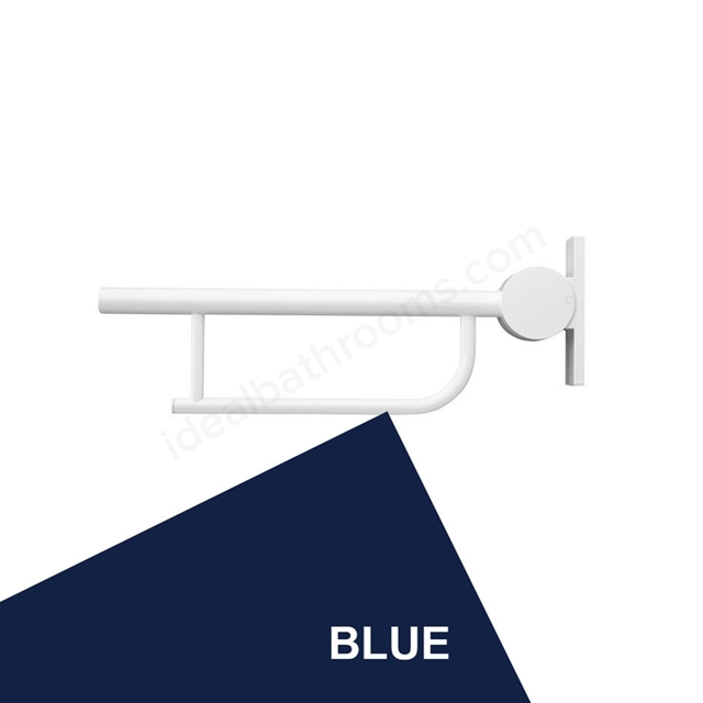 Armitage Shanks Contour 21 65cm Hinged Support Rail, Blue