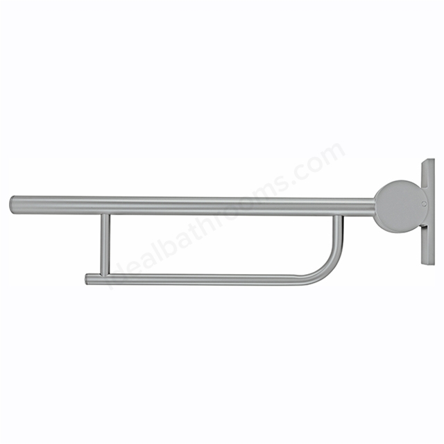 Armitage Shanks Contour 21 80cm Hinged Support Rail, Stainless Steel