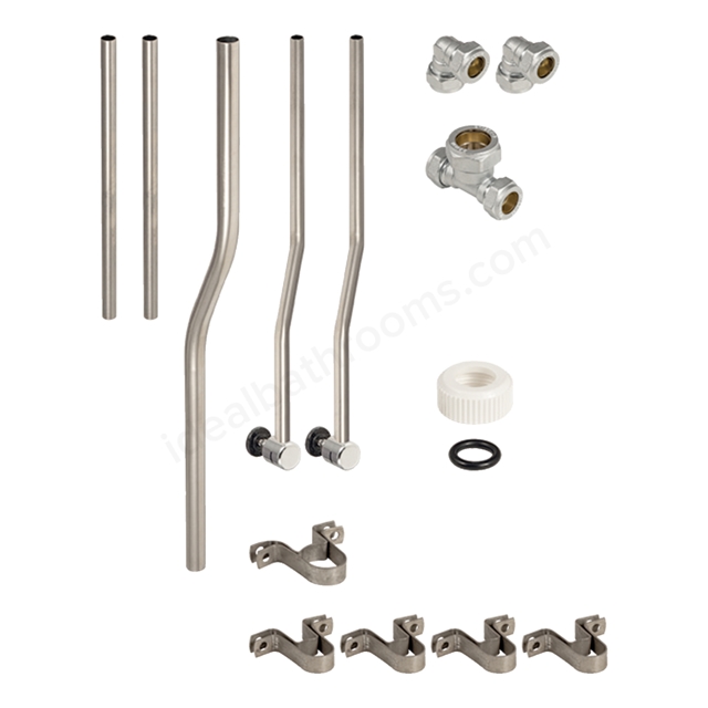 Twyford Exposed Flushpipe System, 2 Person