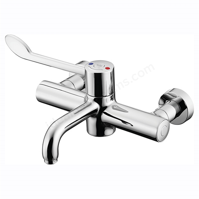 Armitage Shanks Markwik 21 Single Sequential Lever Bib Mixer With Integral Thermostat, Single Flow Horizontal Outlet, 2 x ½