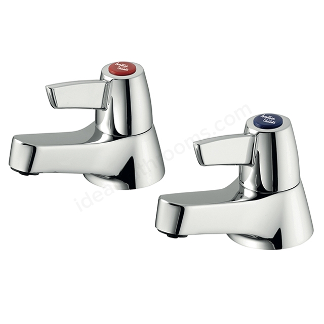 Armitage Shanks Sandringham 21 Bath Pillar Taps With Lever Handles