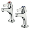 Armitage Shanks Sandringham 21 High Neck Pillar Taps With Lever Handles