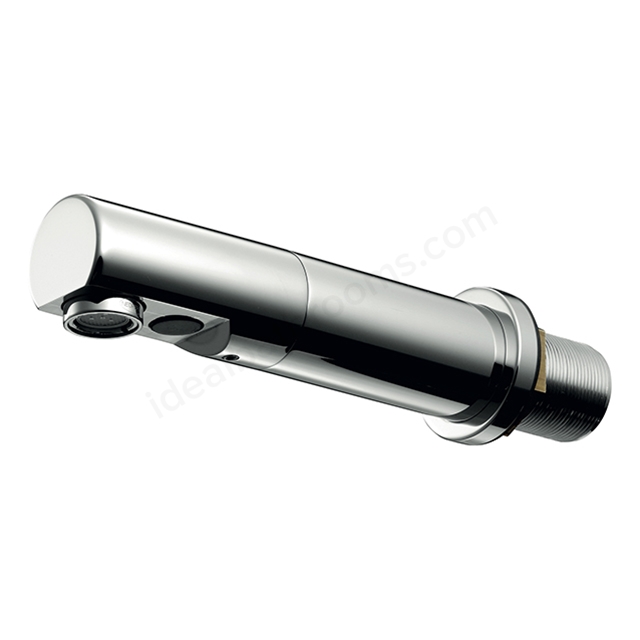 Armitage Shanks Sensorflow 21 Compact 150mm Panel Mounted Spout With Integral Sensor, 3.7 Litre Aerated Spray Outlet, Combined Inline Servicing And Filter, Mains Powered