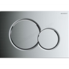Geberit Sigma01 Round Dual Flush Plate - Chrome